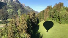 Varmluftsballongflygning i Schweiz
