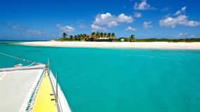 From St Martin: Prickly Pear Island Day Catamaran Trip