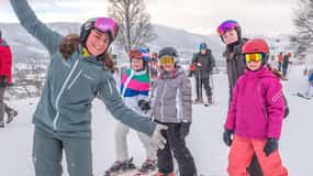 Geilo: Skidlektionspaket med utrustning och liftkort