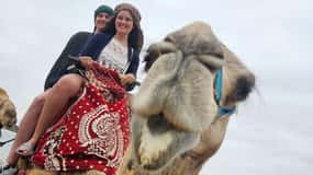 Desde Agadir: Paseo en Camello y Excursión a los Flamencos