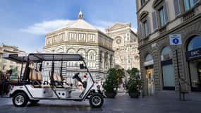 Florence: Golf Cart Tour of the Historic Center and Piazzale Michelangelo