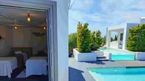 Akrotiri: Día de salida Paquete de Spa Vino/Frutas/Acceso a la piscina