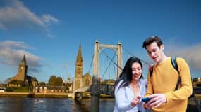 Inverness: Tour a piedi e gioco di esplorazione della città