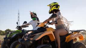 Majorque : Tour en quad avec arrêt sur la plage et vue sur la montagne