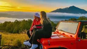 Mount Batur Sunrise Jeep and Explore Black Lava Tour