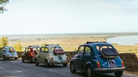 Fiat 500: Auto-tour no interior da Toscana