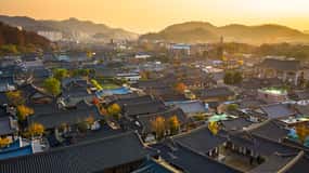 Jeonju Hanok Village and Arboretum + Flower Festival