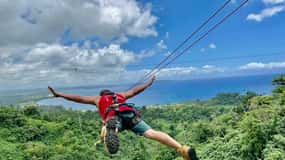Vanuatu Jungle Canyon Swing