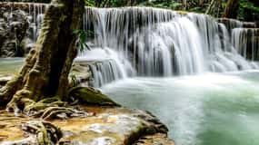 Kanchanaburi: River Kwai, Erawan Falls, and Elephant Tour