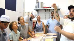 Naples: Pasta Making Class with Starter and Drink