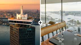 Amsterdam: A'DAM Lookout with Revolving Restaurant Moon