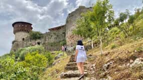 From Tirana: Hiking to Pellumbas cave and Petrela Castle