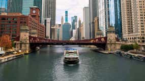 Chicago: Architektur-Bootstour mit Getränken