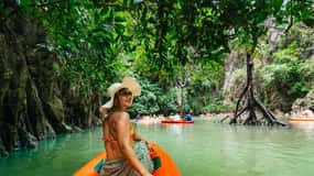 Phang-nga: James Bond Twilight Sea Canoe & Glowing Plankton