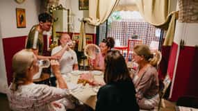 Bolonha: excursão a pé com degustação de comida e vinho