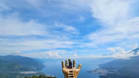 From Antigua to Indian Nose and Lake Atitlan view