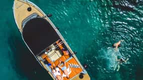 Zadar: Luksusowa wycieczka łodzią na 3 wyspy z Aperol Spritz