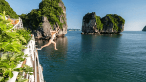 From Hanoi: Lan Ha Bay and Cat Ba Island Cruise with Lunch