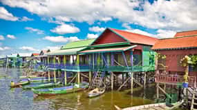 Aldeia flutuante de Kompong Khleang: Dia inteiro a partir de Siem Reap