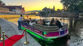 Wroclaw på natten - båttur i Gamla stan på natten