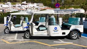 Mijas: Panoramic city tour with an electric Tuk Tuk
