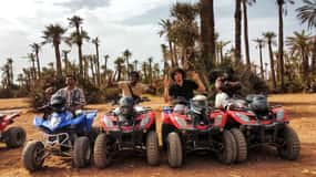 Marrakech: begeleide quadtocht door de Palmeraie met thee