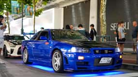 Tokyo : aire de stationnement Daikoku la nuit Rencontre et découverte du JDM