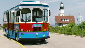Portland: Lighthouse Trolley Tour with 3 Lighthouse Stops