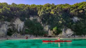 Sivota-Blue Lagoon: Sea Kayaking Tour with Snorkeling