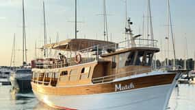 Novigrad: Båttur med delfinsafari i solnedgången med Matek