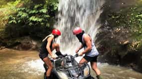 Ubud Bali: Kuber ATV Quad Bike z długim tunelem i wodospadami