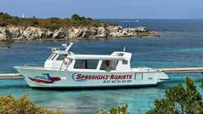Von Saint-Florent: Bootstransfer nach Saleccia oder Lotu Beach