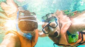 Panglao: Snorkling vid NapalingReef med sardiner Upplevelse