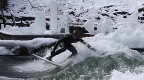 Surfing on Munich all Year even Winter: Englischer Garten