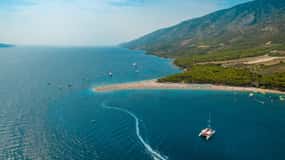 From Split: Catamaran Cruise to Golden Horn & Brač island.