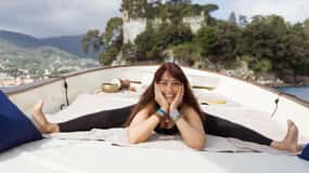 Rapallo: Pilates in Private Boat in Portofino with Breakfast or Aperitif