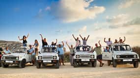 Från Malta: Heldagsutflykt med jeep på Gozo med lunch och båttur