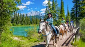 Banff National Park: 1-Hour Bow River Horseback Ride