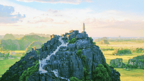 From Hanoi: Tam Coc Boat Trip and Hoa Lu & Mua Cave Tour