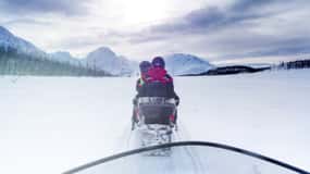 Tromsø: Schneemobilsafari und mögliche Nordlicht Tour