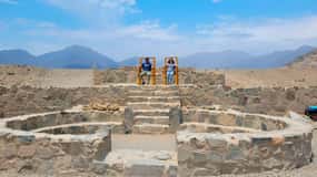 From Lima: Caral, Ancestral Legacy and Cradle of American Civilization.