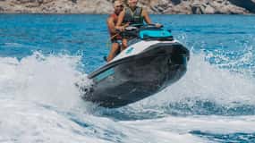 Andratx: Jetski-tur till Cala en Bassets strand och grottor