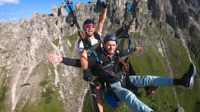 Neustift im Stubaital: Tandem-Gleitschirmflug