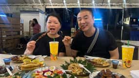 Makati Street food Tour, End with a Rooftop City View