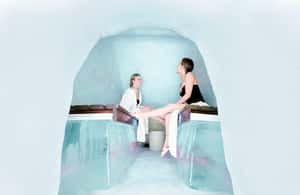 bild nr.3 av Rovaniemi: Middag på isrestaurang med snöbastu och jacuzzi aktivitet i Rovaniemi, uppladdad av arrangören
