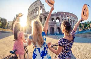 imatge núm.3 de l'activitat de Roma: tour amb autobús turístic i experiència al Coliseu a Roma, penjada pel proveïdor