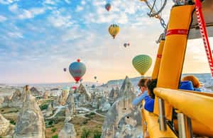 Bild Nr. 4 von Kappadokien: Heißluftballonfahrt bei Sonnenaufgang Aktivität in Çavuşin, hochgeladen vom Anbieter