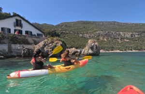 image n.4 of Lisbon: Arrábida Kayak & Wild Beach Snorkeling Pickup Option activity in Lisbon District, uploaded by supplier