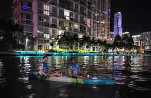 image n.4 of Miami: City Lights SUP or Kayak Night Tour activity in Miami, uploaded by supplier