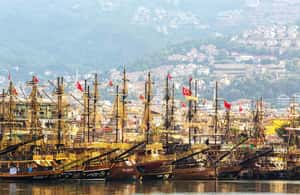 kuva n.3/Alanya: Merirosvolaiva, kuljetus, lounas ja virvoitusjuomat aktiviteetista Alanya, jonka toimittaja on ladannut